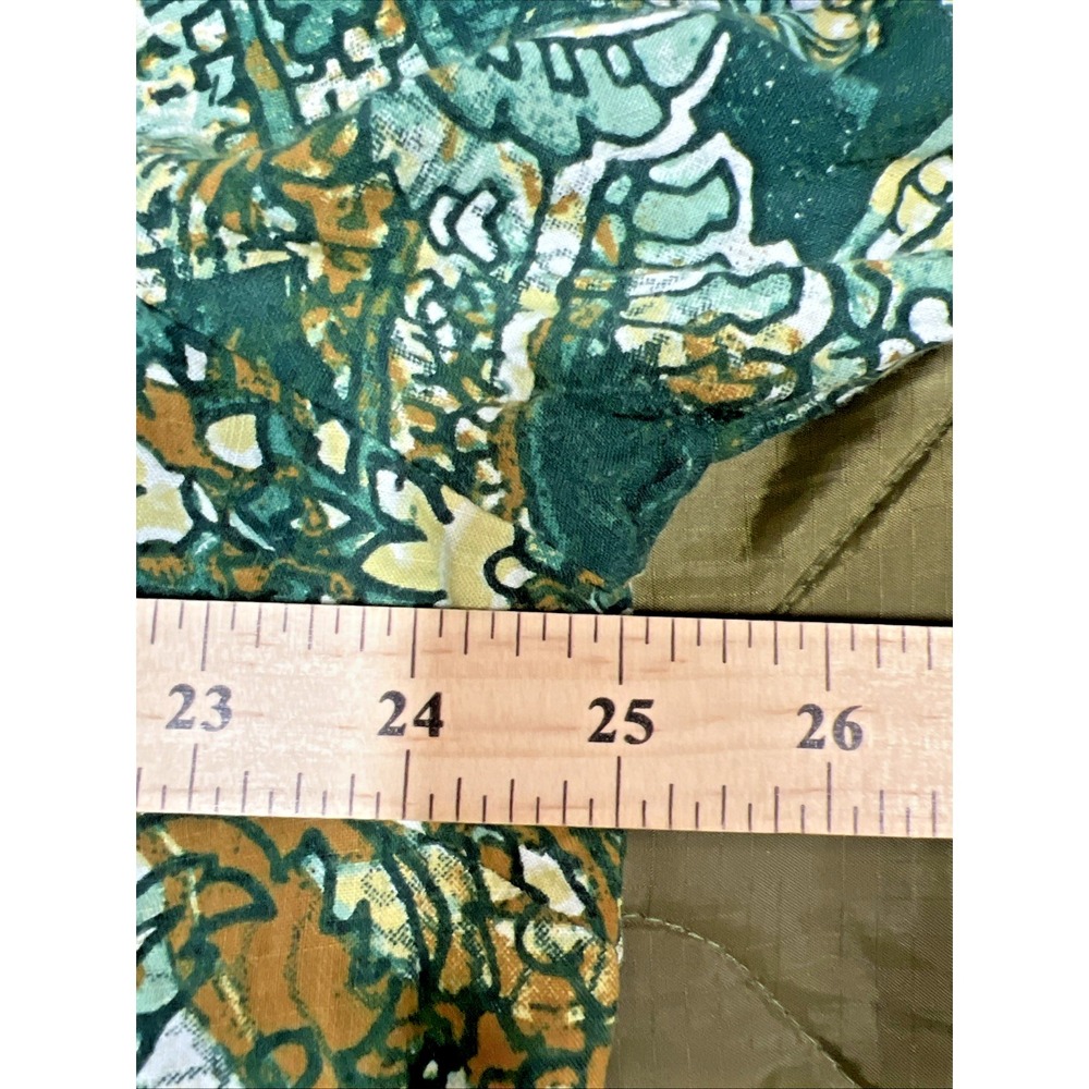 City Chic Paisley Boho Blouse Women's 1X Viscose India Loop Button V‑Neck Top - Picture 10 of 14